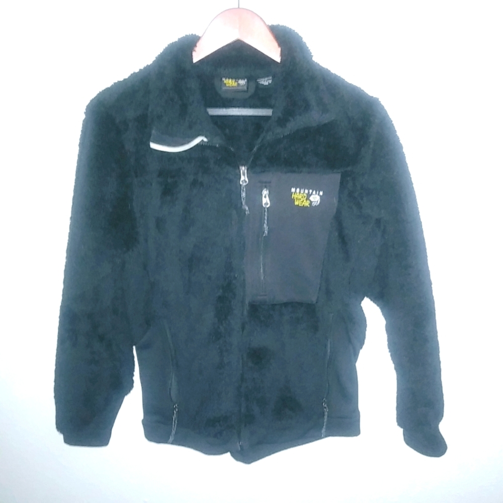 Mountain Hardwear M Teddy Bear Furry Zip Front Lightweight Jacket